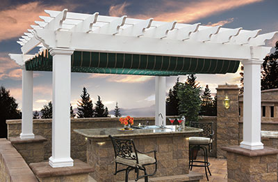 Cambridge Pre-Packaged 4 Column Pergola Kit